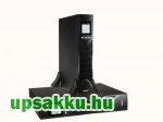 SPS MID 3000RTI 0.9 II Online rack/tower LCD szünetmentes tápegység (felújított új akkuval, jótálással)