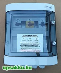   Fali bypass szekrény 3/1 vagy 3/3 fázis max. 20kVA alsó kivezetéssel