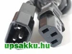Kábel monitor kábel 230V C13-C14 1,5-1,8m új